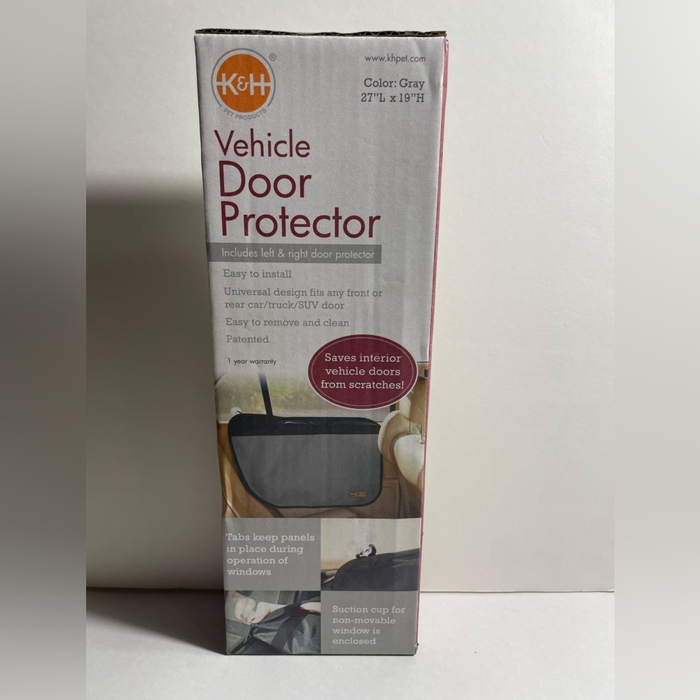 K&H Vehicle Door Protector Grey New